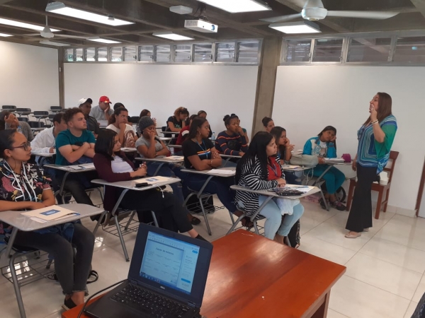 Estudiantes de la Pontifica Universidad Católica Madre y Maestra (PUCMM) reciben capacitación sobre el Sistema Dominicano de  Seguridad Social (SDSS)