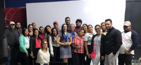 DIDA oficina provincial La Vega ofrece charla sobre: “Rol, deberes y derechos recíprocos en el SDSS” al personal de Medrano Holding Group.