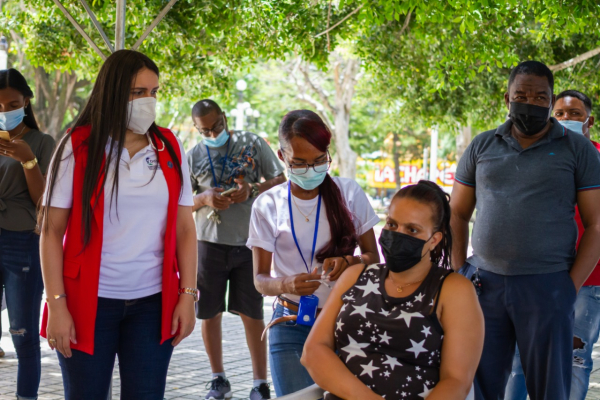 Carolina Serrata Méndez valora asistencia masiva de los moradores de San Juan de la Maguana en la Jornada de Vacunación Regional llevada a cabo este fin de semana.
