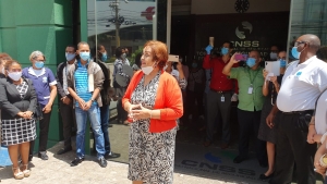 Colaboradores de la DIDA despiden a Nélsida Marmolejos