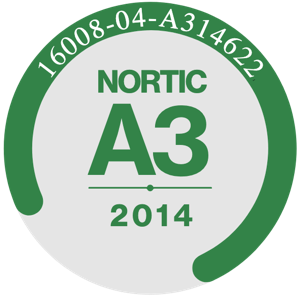 Sello NORTIC A3 2014 — Norma sobre publicación de datos abiertos del Gobierno dominicano. Certificación 16008-04-A314622