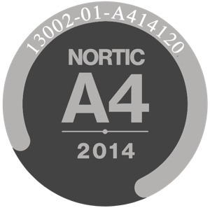 Sello NORTIC A4 2014 — Norma para la interoperabilidad entre los organismos del Gobierno dominicano. Certificación 13002-01-A414120